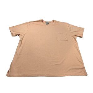 Scandia Woods Mens 3XL Orange Polyester T-Shirt